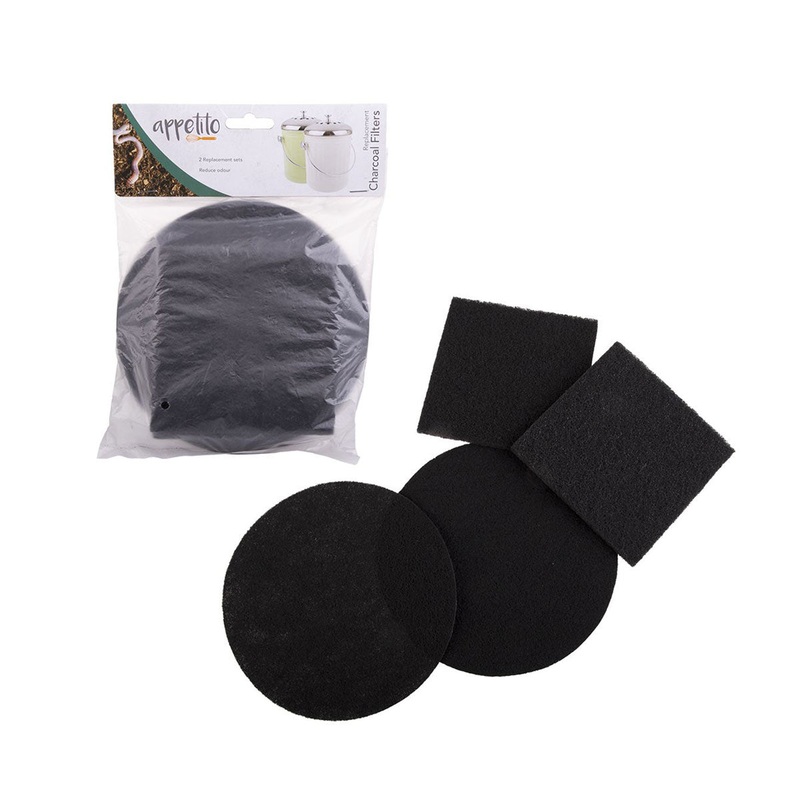 Appetito Replacement Charcoal Filter Set of 2