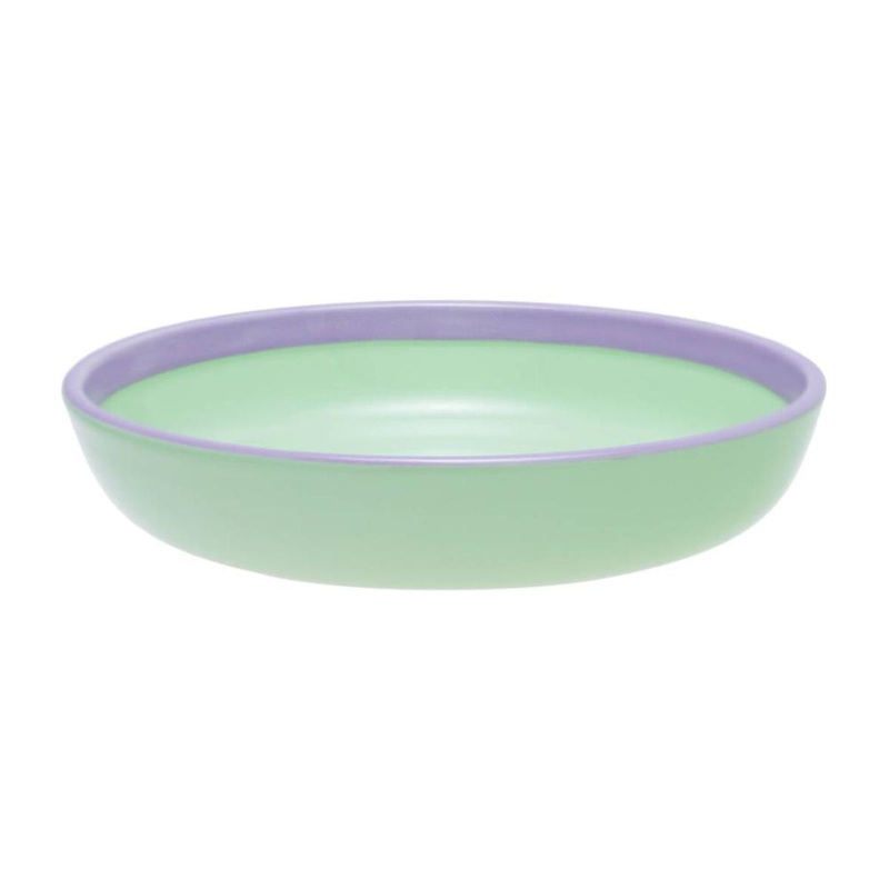 Iittala Play Bowl/Plate Mint/Olive 22cm