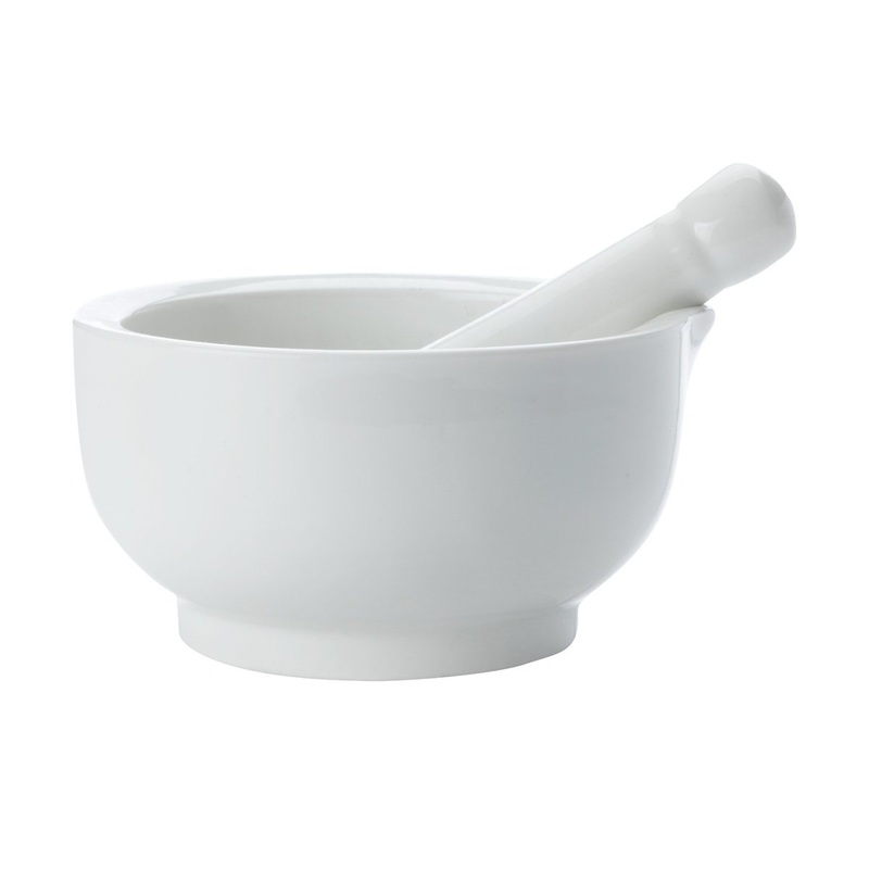 Maxwell & Williams Basics White Mortar & Pestle 12cm