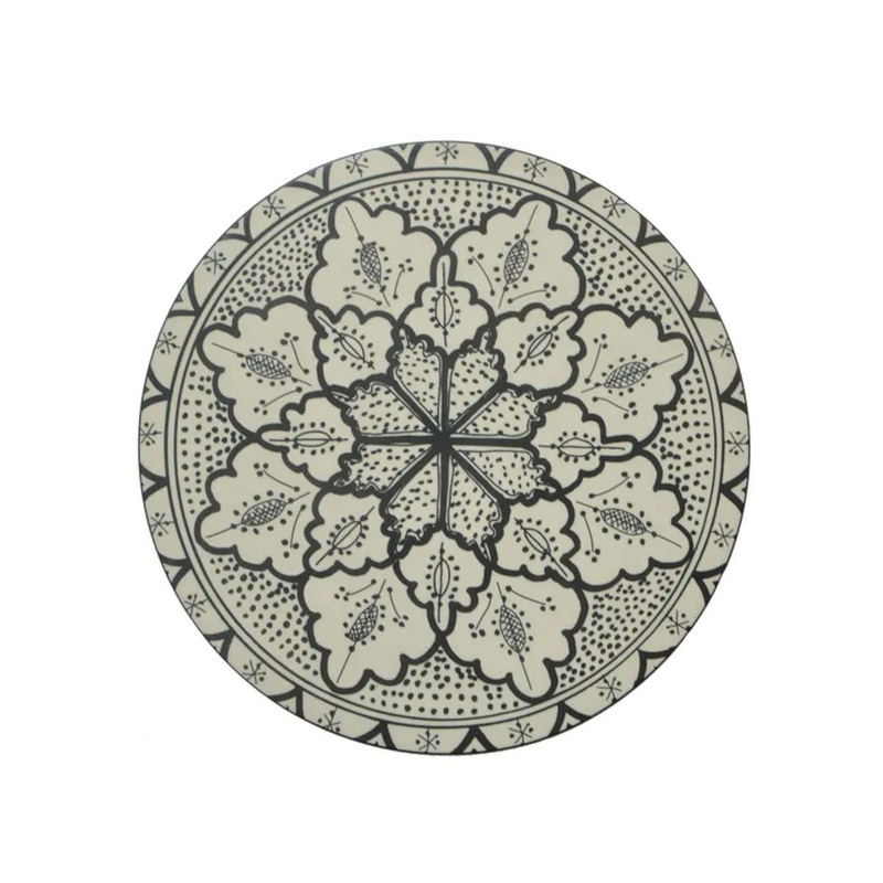Aleah Ceramic Cheese Board Black 34cm