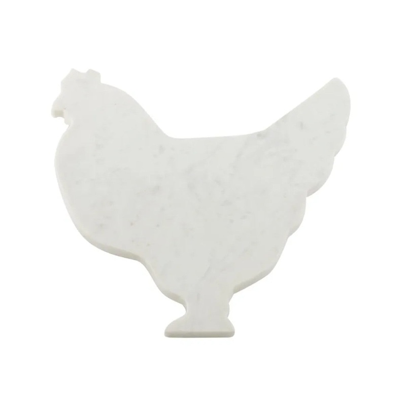 Bessy Marble Board White 33 x 34cm