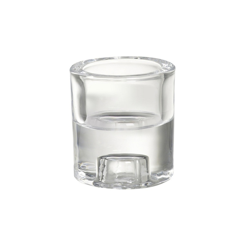 Bolsius 2 in 1 Glass Candle Holder