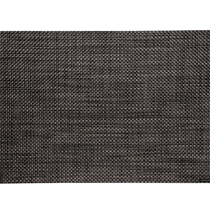 Chilewich Basketweave Placemat Carbon