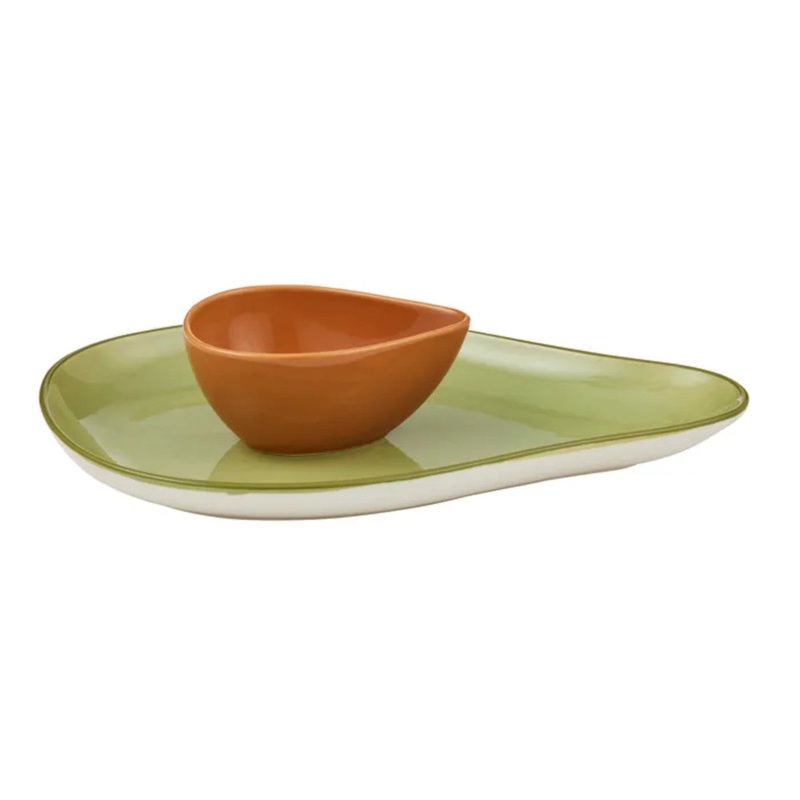 Guac Ceramic Chip & Dip Set 20 x 30 x 5.5cm