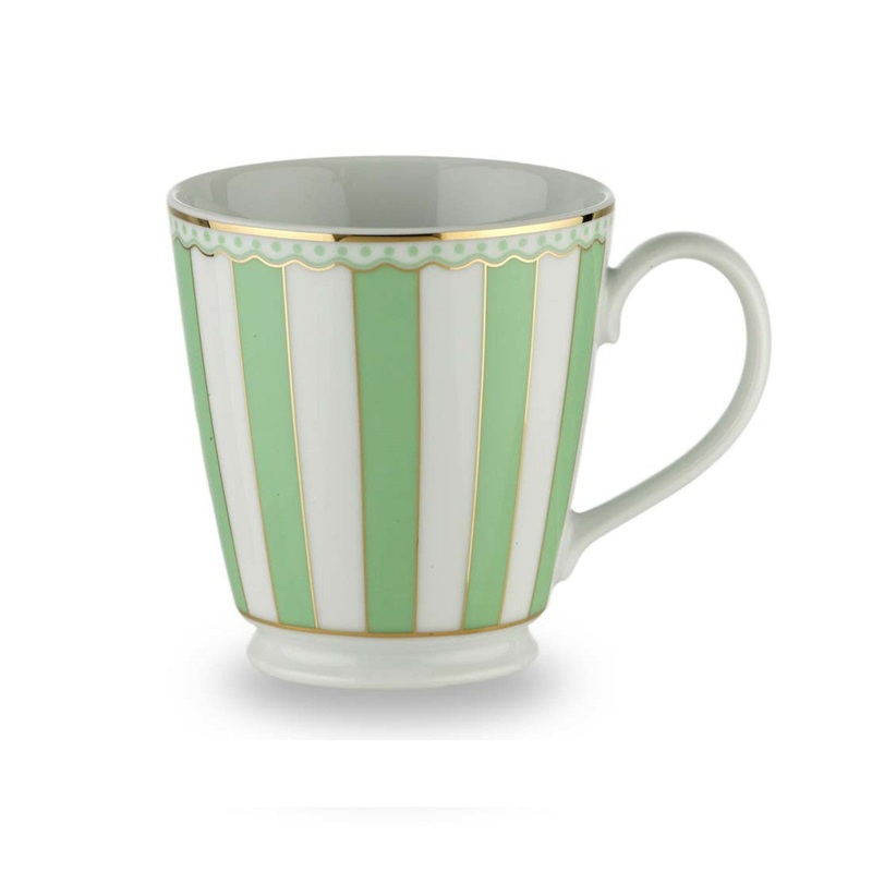 Noritake Carnivale Fine Porcelain Mug Apple Green 370ml