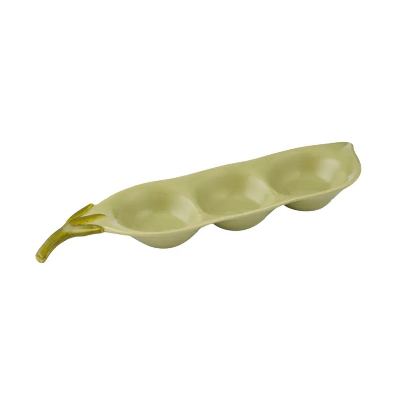 Patch Ceramic Pea Dish Green 10 x 39 x 4cm