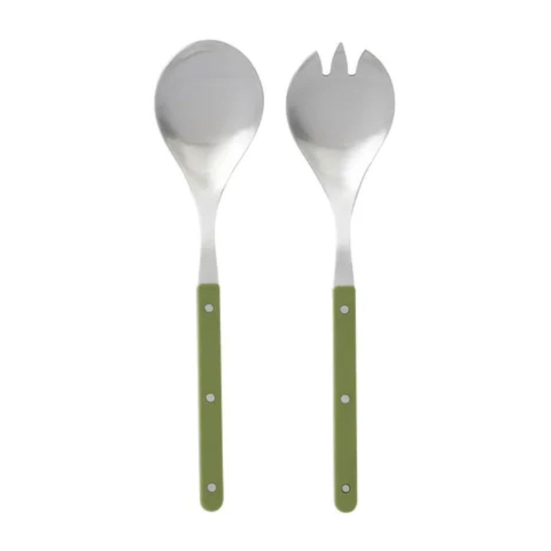 Remy Stainless Steel Salad Server Olive 24cm