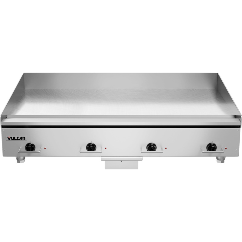 Vulcan RRE48E Countertop Electric Griddle with Rapid Recovery Plate and Snap-Action Thermostatic Controls 48" - 208v/60/3