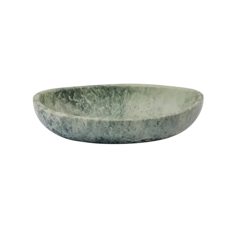Wesley Resin Bowl Sage 14.5 x 19.5 x 5cm