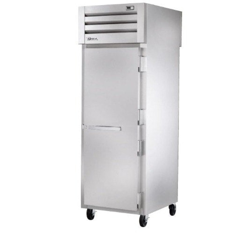 True STG1RPT-1S-1G-HC Spec Series 1-Section 1 Solid Door Front / 1 Glass Door Rear Pass-Thru Refrigerator 27" - 31 cu. ft. - 115v