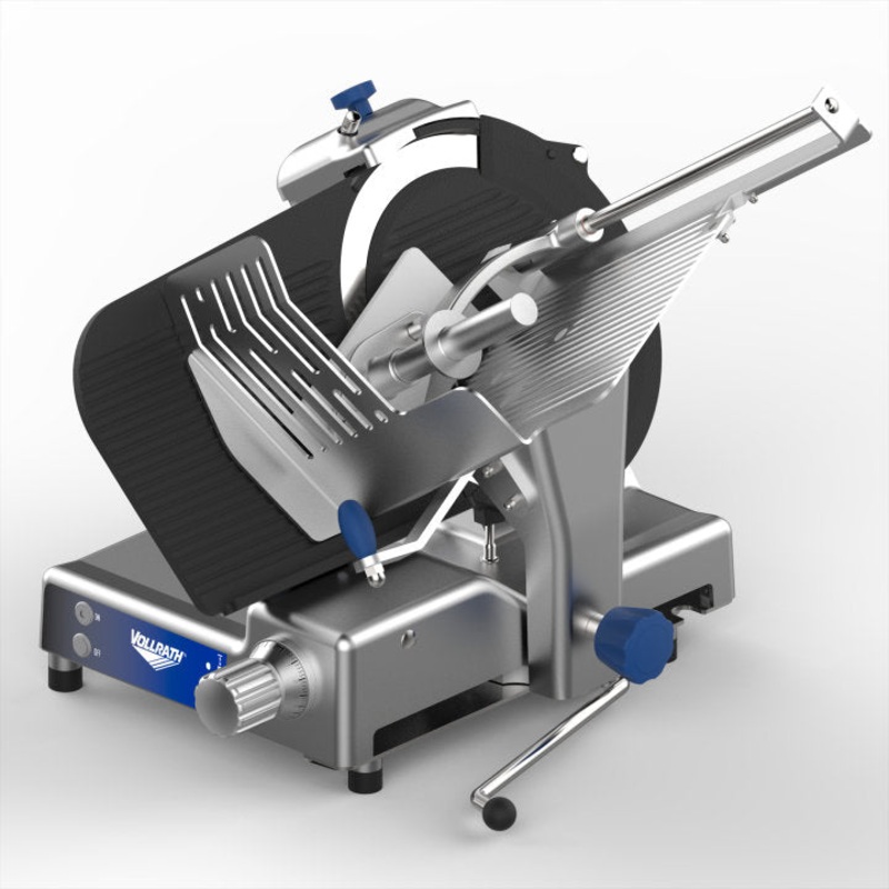 Vollrath 40955 Heavy Duty Deluxe Deli-Style Manual Meat and Cheese Slicer with 13" Removable Blade - 120v, 1/2 HP