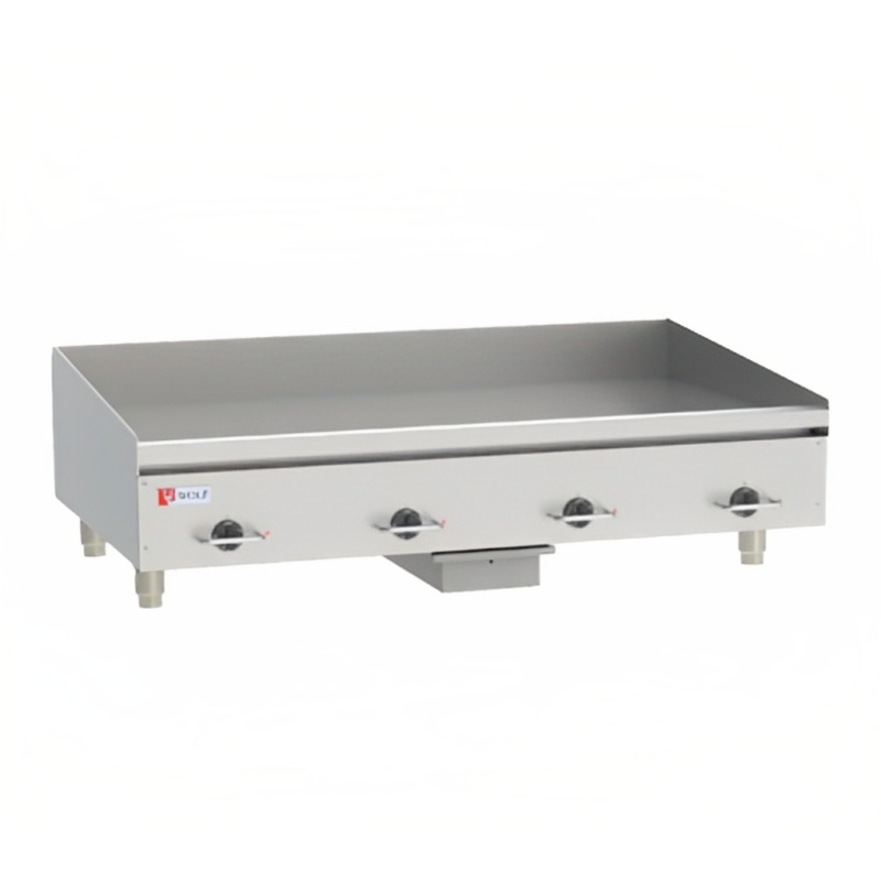 Wolf WEG48E - Heavy Duty Electric Griddle with Snap-Action Thermostatic Controls 48" - 208-240v/50/60/1-3