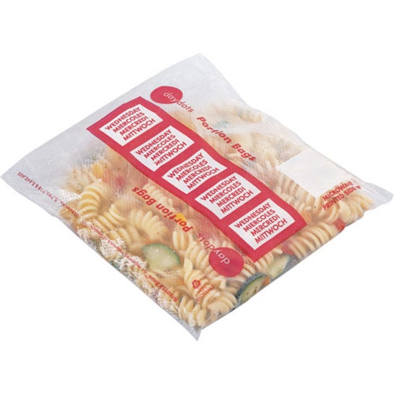 Ecolab 30901-03-41 Portion Bags Fold/Loose 7"x7" Wednesday - 1000/bx