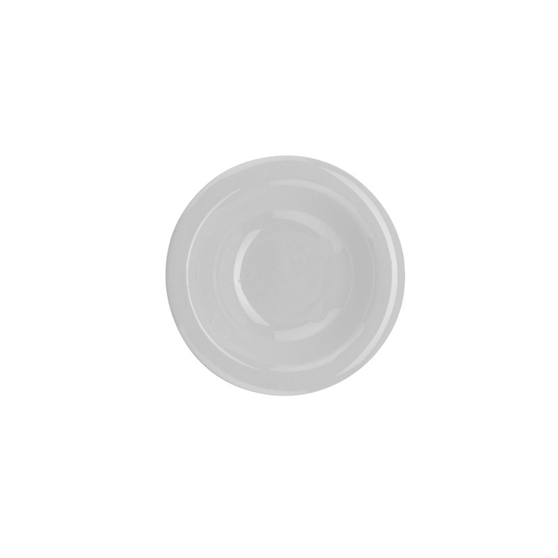 GET B-86-DW Diamond White Melamine Narrow Rim Bowl 8 oz. - White - 48/Case