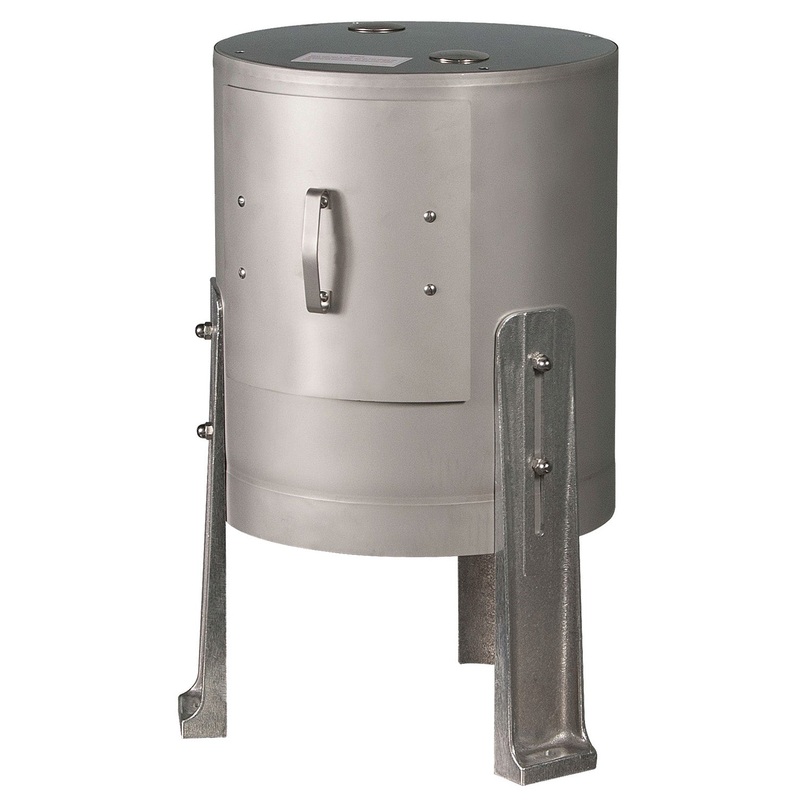 Hobart 6115-CBTSST Portable Vegetable / Potato Peeler Cabinet Base & Peel Trap with Stainless Steel Strainer