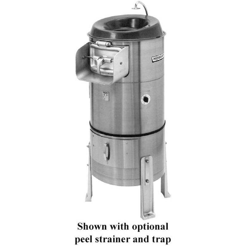 Hobart 6460-3 Vegetable / Potato Peeler 50-60 lb./1-3 min. - 200-230v/60/1, 1 HP