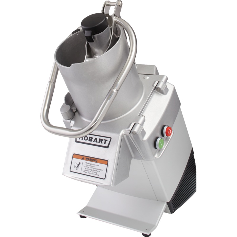 Hobart FP250-1A Continuous Feed Full Hopper Food Processor w/ 3 Plates - 3/4 HP