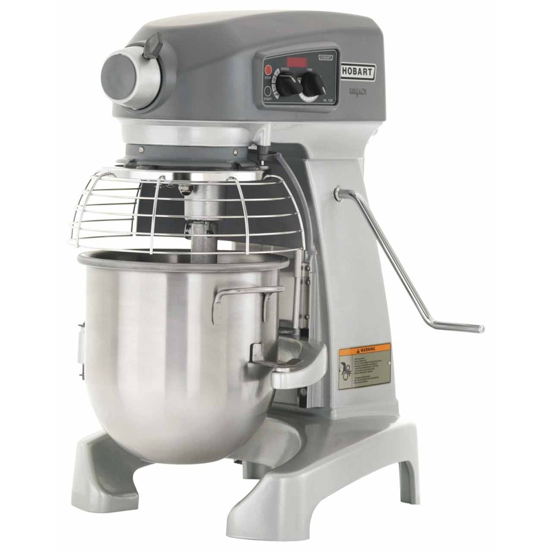 Hobart HL120-2STD Legacy Planetary Bench Mixer with Accessories 12 Qt. - 3 Fixed Speeds - 200-240v/50/60/1, 1/2 HP