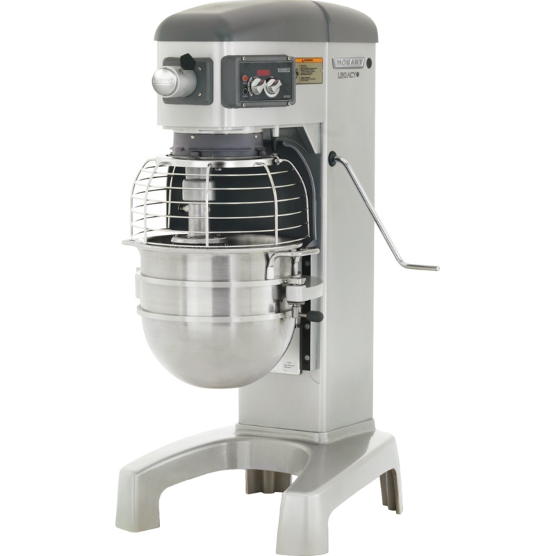 Hobart HL600-70STD Legacy Planetary Floor Mixer with Accessories Incl. Dough Arm & Ingredient Chute 60 Qt. - 4 Fixed Speeds - 400v/50/3, 2-7/10 HP