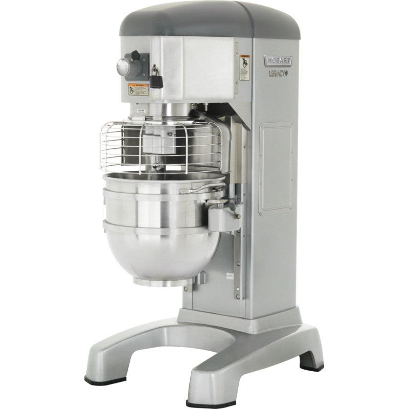 Hobart HL662-70STD Legacy Planetary Floor Pizza Mixer with Accessories Incl. Dough Arm & Ingredient Chute 60 Qt. - 2 Fixed Speeds - 400v/50/3, 2-7/10 HP