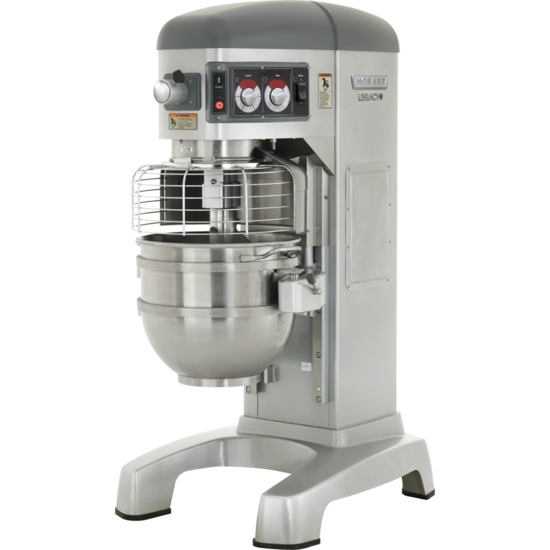 Hobart HL800C-1STD Legacy Correctional Planetary Floor Mixer with Accessories 80 Qt - 4 Fixed Speeds - 200-240v/50/60/3, 3 HP