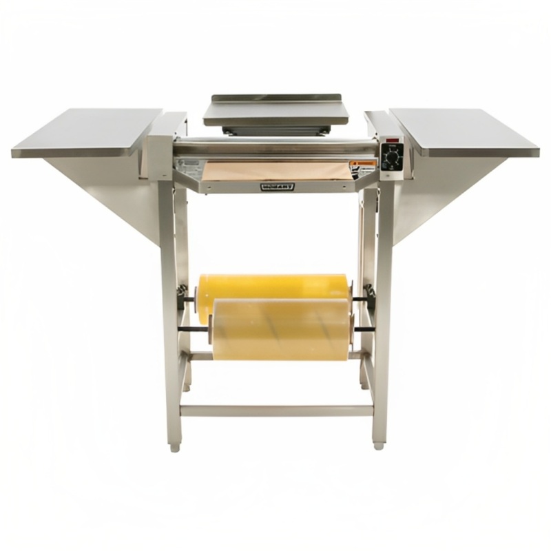 Hobart HWS-4-C Hand Wrap Station with 2 Roll Film Capacity, Hot Plate & 12 Hour Timer - 120v/60/1