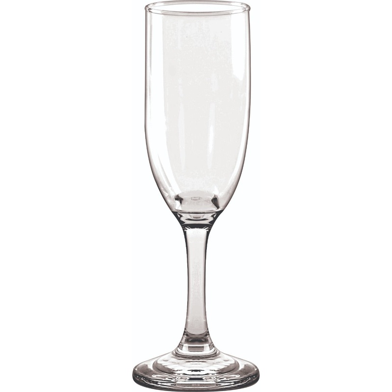 International Tableware 5436 Aragon Champagne Glass 6 oz. - Clear - 24/Case