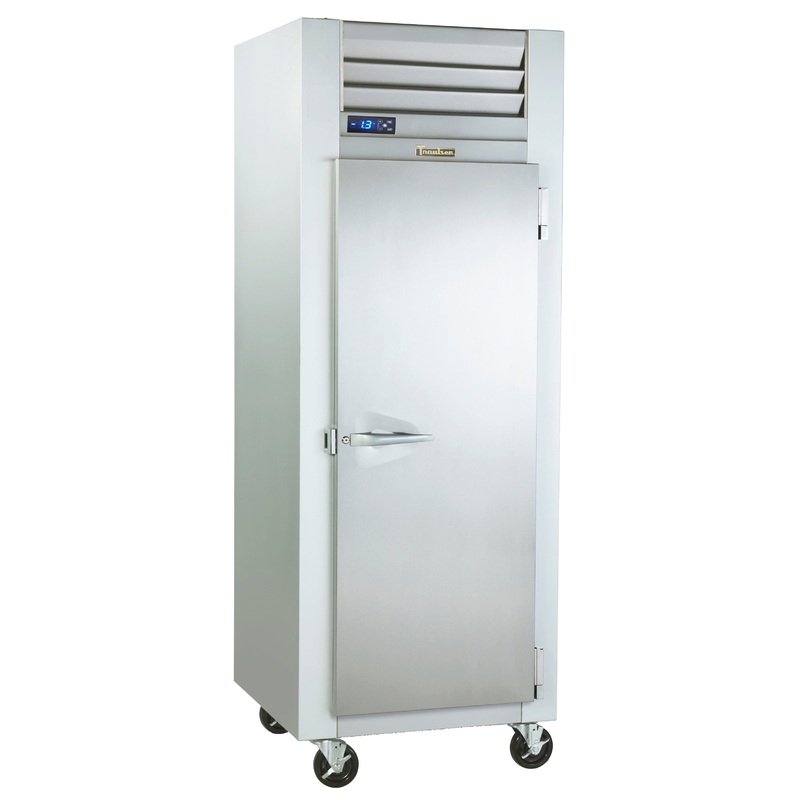 Traulsen G12010 1-Section Right Hinged 2 Solid Door Reach-In Freezer 30" - 24.2 Cu. Ft.