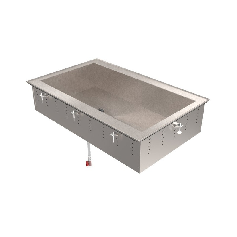 Vollrath 36450 Drop-In 2 Pan Ice-Cooled Cold Food Well