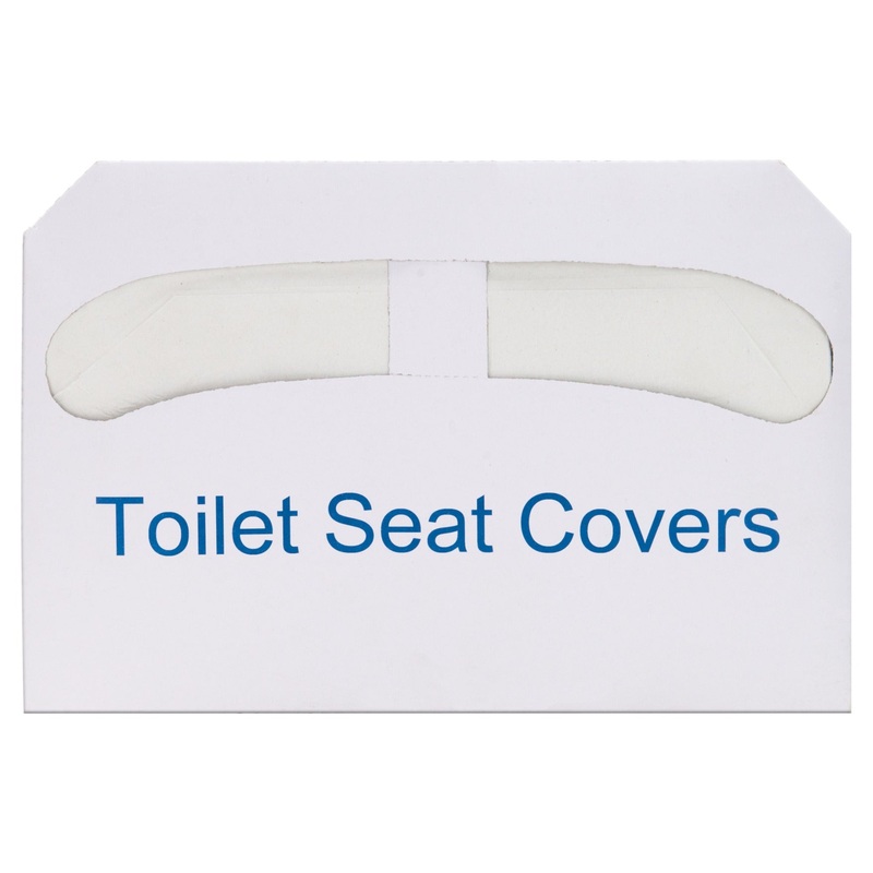 Winco TSC-250 Half Fold Toilet Seat Cover Paper - 250/Pack