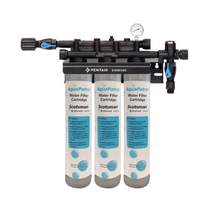 Scotsman AP3-P Triple Water Filtration System for Ice Machines & Beverage Equipment