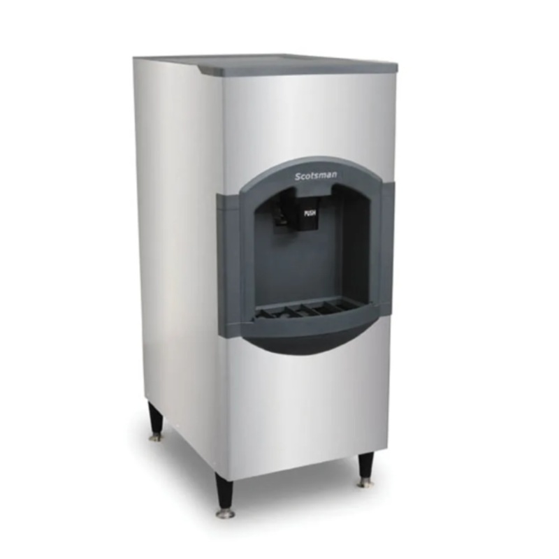 Scotsman HD22B-1 Floor Model Cube Ice Dispenser - 120 lb Storage, Bucket Fill, 115v