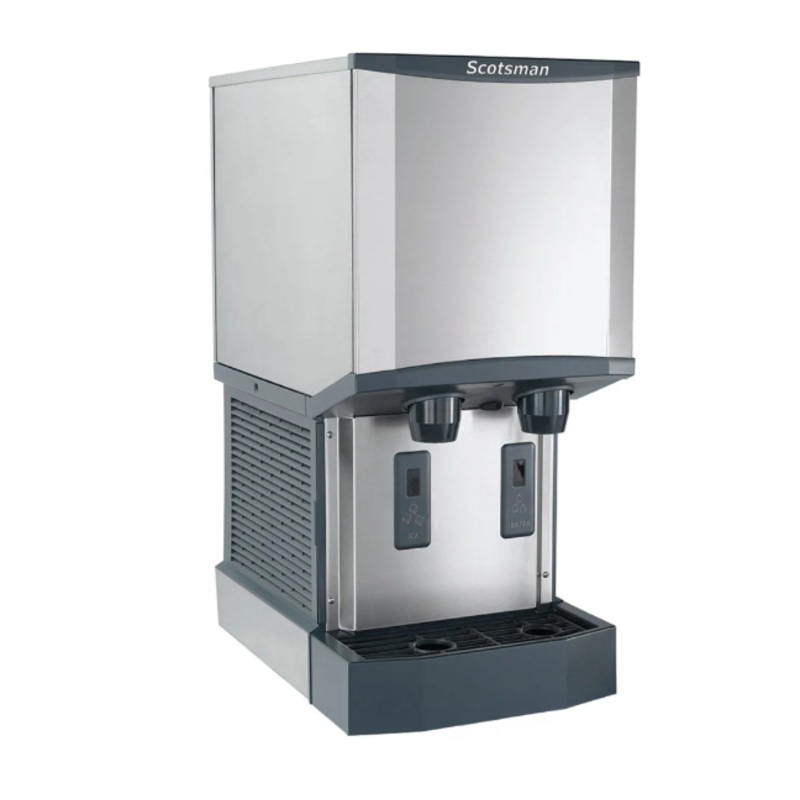 Scotsman HID312A-1 260 lb Countertop Nugget Ice & Water Dispenser - 12 lb Storage, Cup Fill, Touch-Free Dispensing, 115
