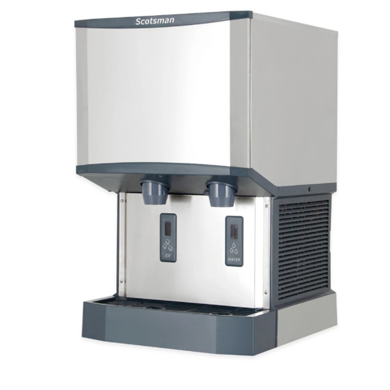 Scotsman HID525A-1 500 lb Countertop Nugget Ice & Water Dispenser - 25 lb Storage, Cup Fill, Touch-Free Dispensing, 115