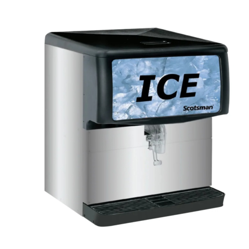 Scotsman ID200B-1 Countertop Cube or Nugget Ice Dispenser - 200 lb Storage, Cup Fill, 115v
