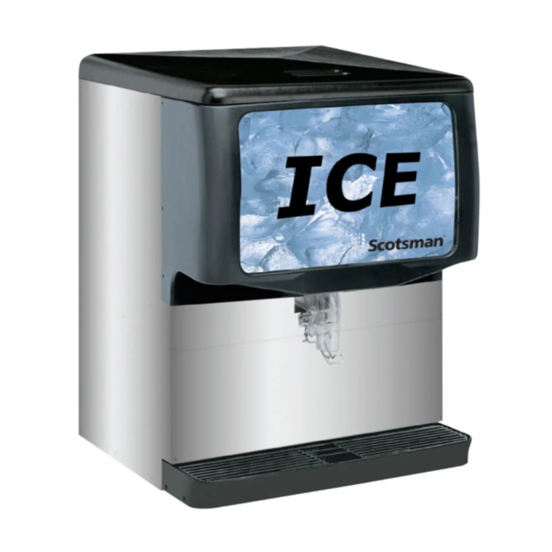 Scotsman ID250B-1 Countertop Cube Ice Dispenser - 250 lb Storage, Cup Fill, 115v