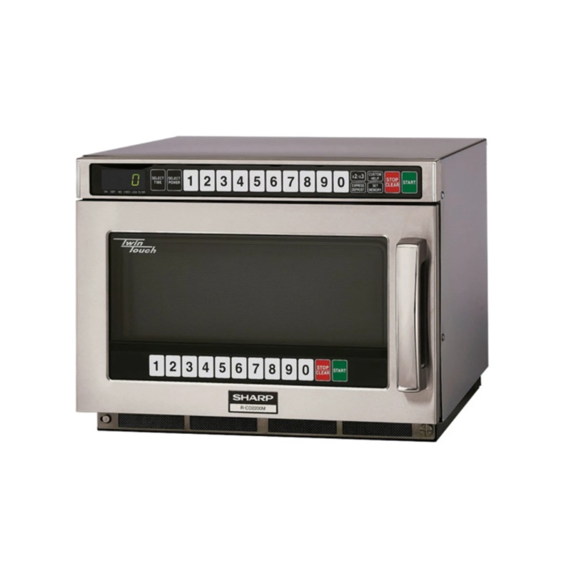 Sharp R-CD2200M 2200w Commercial Microwave w/ Touch Pad, 230 208v/1ph