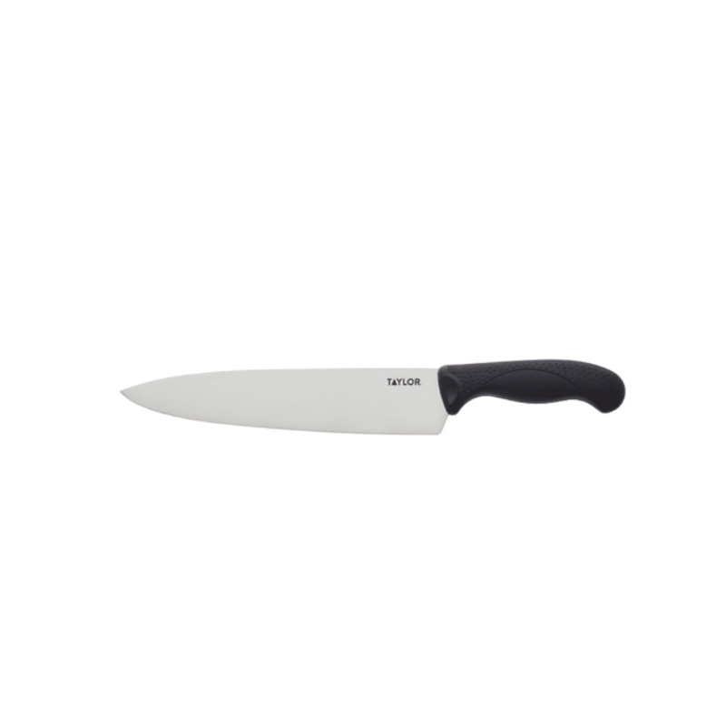 Taylor 5248364 10" Chef's Knife w/ Black Nylon/Silicone Handle, High Carbon German Steel