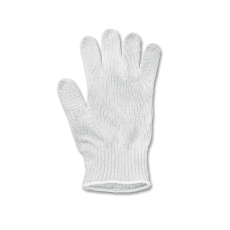 Victorinox - Swiss Army 7.9042.L Large Mesh Cut Resistant Glove w/ White Wrist Band, Gray
