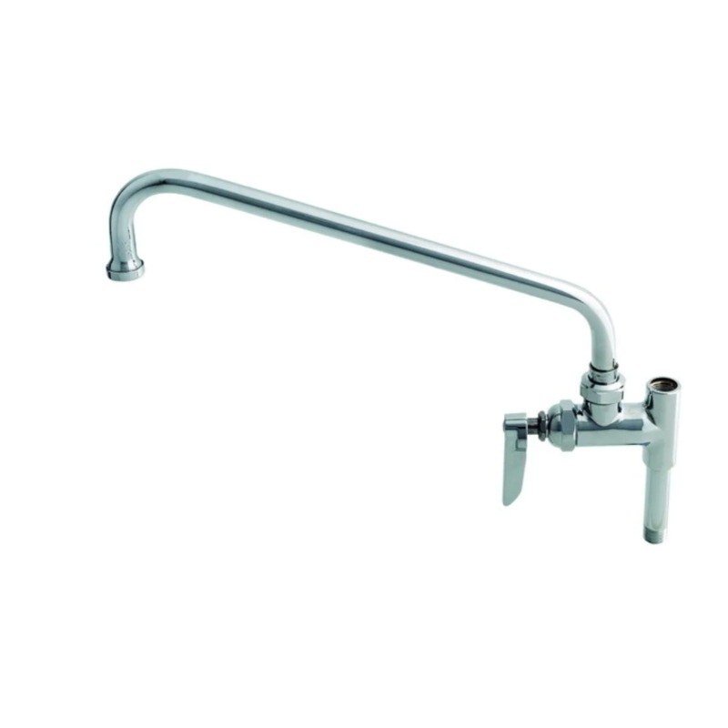 T&S Brass B0156 Add-On Faucet for Pre-Rinse Units, 12" Nozzle, 3" Nipple