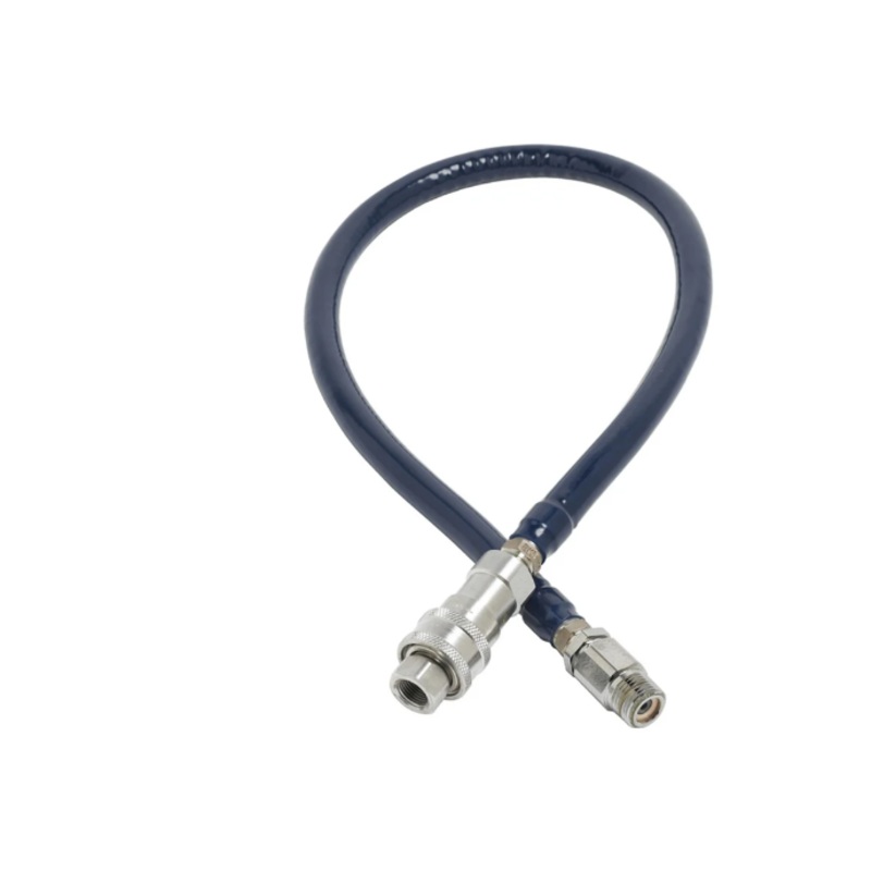 T&S Brass HW-4D-48 48" Water Hose w/ Quick Disconnect - 3/4" NPT