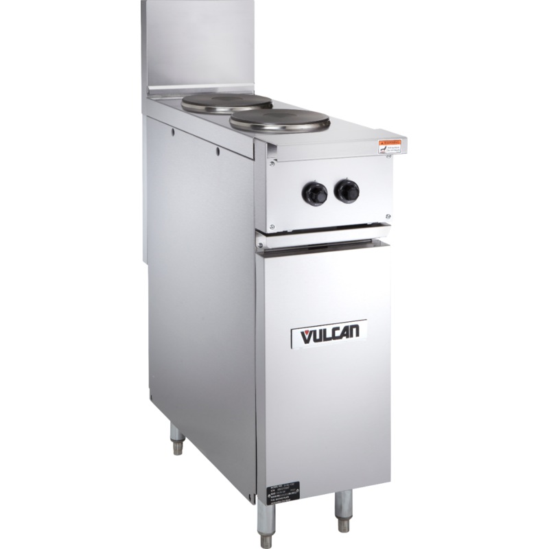 Vulcan EV12-2FP-240 Endurance Electric Range Two French Plates w/ Enclosed Base 12" - 240V