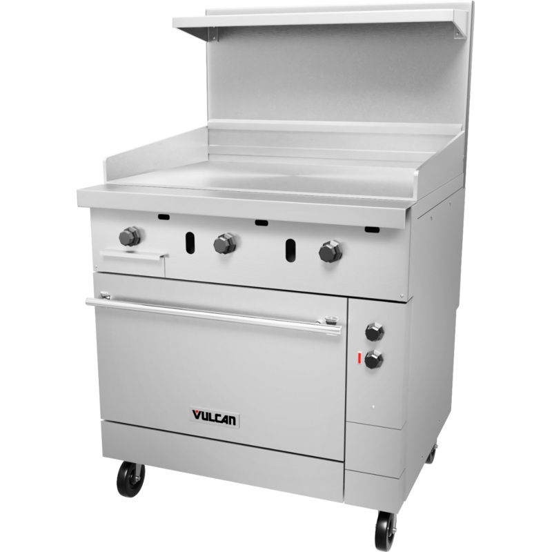 Vulcan EV36-S-36G240 Endurance 36" Range Elec w/ Griddle Top & Standard Oven - 240V, 15.2kW