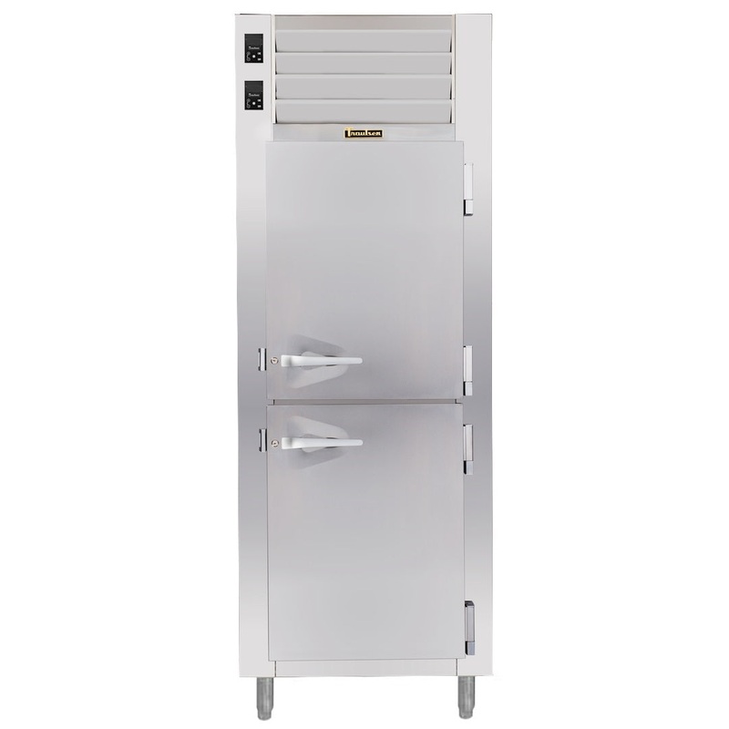 Traulsen ADT132KUT-HHS Spec-Line 1-Section 2 Solid Half Door Dual Temp Reach-In Refrigerator / Freezer 24" - 17.1 cu. ft.