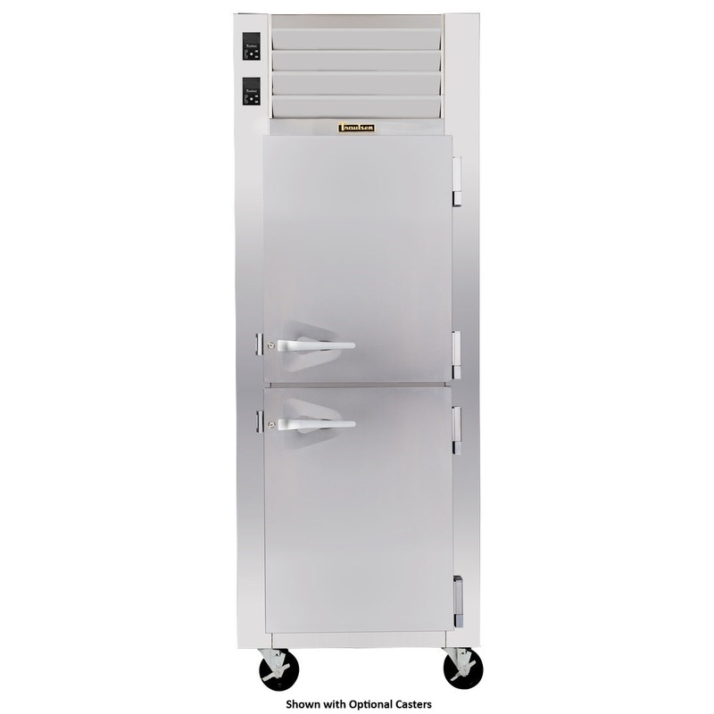 Traulsen ADT132WUT-HHS Spec-Line 1-Section 2 Solid Half Door Dual Temp Reach-In Refrigerator / Freezer 30" - 21.44 cu. ft.
