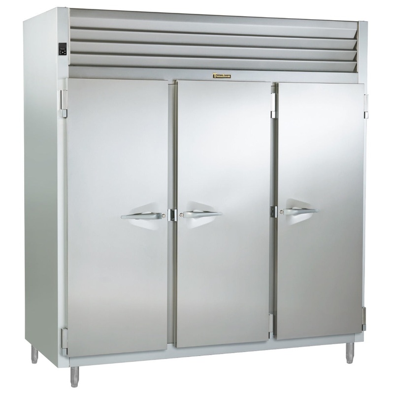 Traulsen AHT332NUT-FHS Spec-Line 3-Section 3 Solid Door Reach-In Refrigerator 76" - 69.35 cu. ft. - 115V