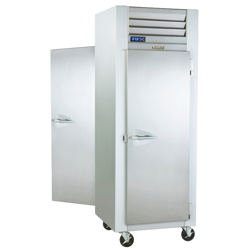 Traulsen G10012P 1-Section Right Hinged Front/Right Hinged Rear 1 Solid Door Pass-Thru Refrigerator 30" - 25.6 Cu. Ft.
