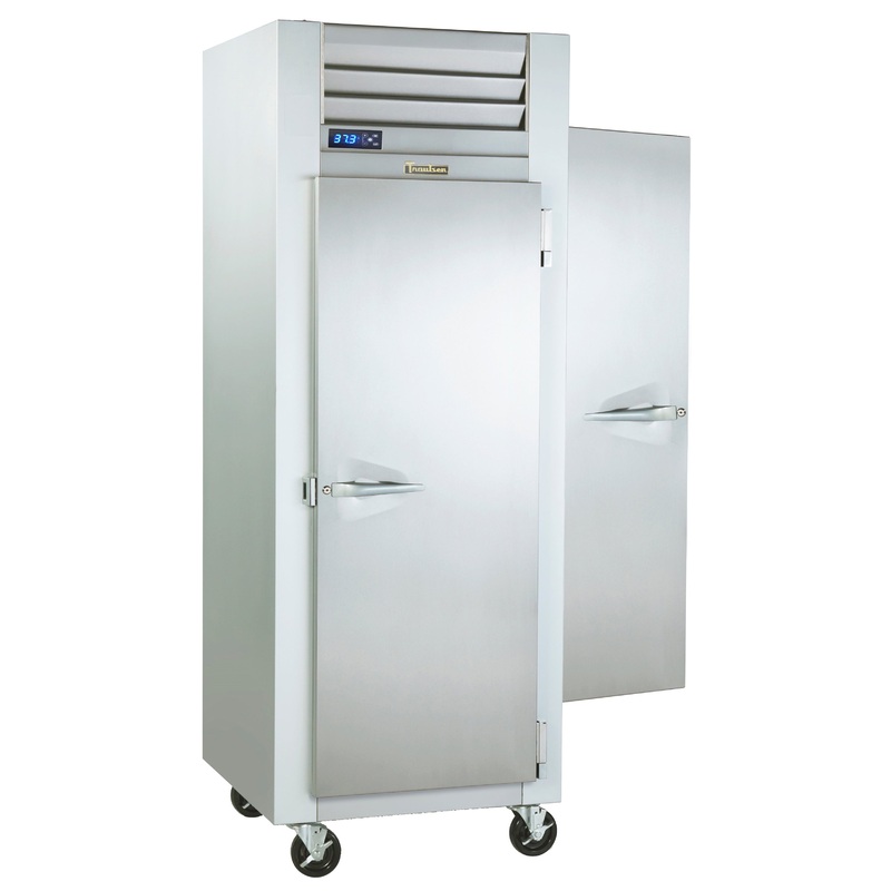 Traulsen G10013P 1-Section Right Hinged Front/Left Hinged Rear 1 Solid Door Pass-Thru Refrigerator 30" - 25.6 Cu. Ft.