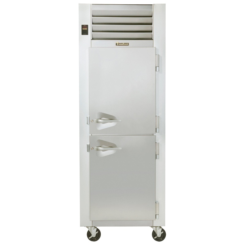 Traulsen G12000 1-Section Right Hinged 2 Solid Half Door Reach-In Freezer 30" - 24.2 Cu. Ft.