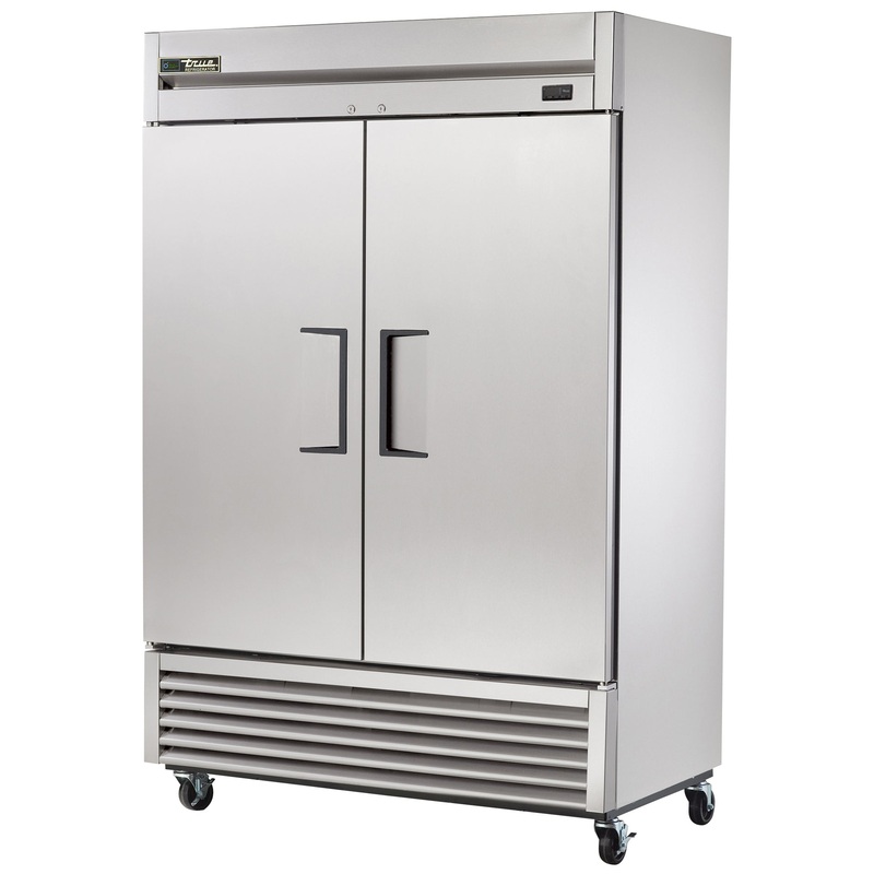 True T-49-HC 2-Section Left/Right Hinged 2 Solid Swing Door Reach-In Refrigerator 54" - 43.5 cu. ft. - 115v